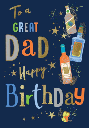 Picture of TO A GREAT DAD HAPPY BIRTHDAY CARD